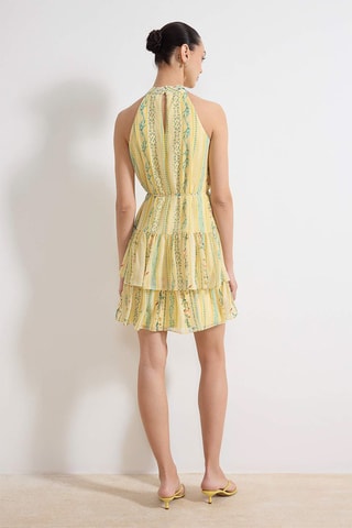 Robe volantée - Jaune