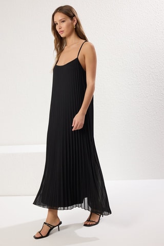 Robe plissée - Noir