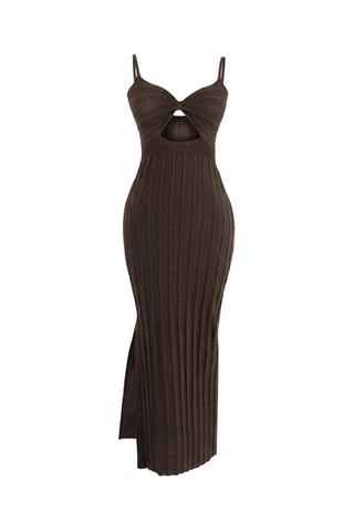 Robe de plage - Marron foncé