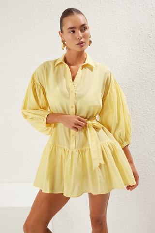 Robe de plage - Jaune