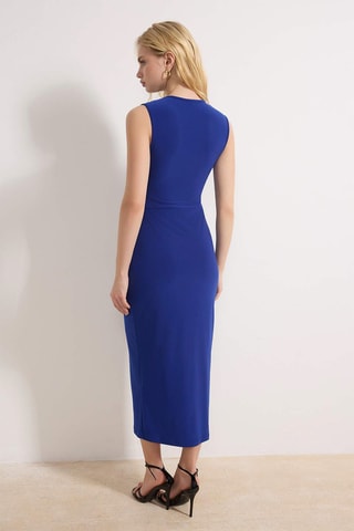 Robe fourreau - Bleu foncé