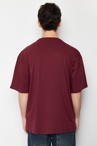 T-shirt oversize - Rouge