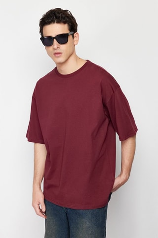 T-shirt oversize - Rouge