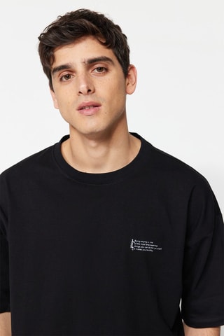 T-shirt oversize - Noir