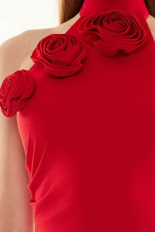 Robe longue - Rouge