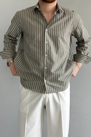 Chemise regular - Vert