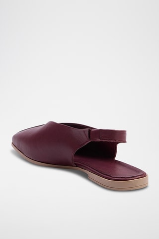 Ballerines en cuir - Bordeaux