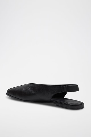 Ballerines en cuir - Noir