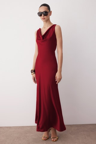 Robe longue - Rouge