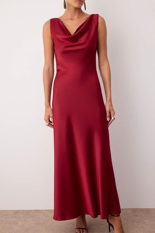 Robe longue - Rouge