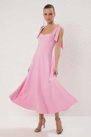 Robe midi - Rose