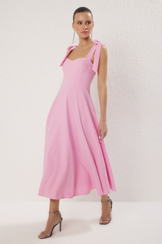 Robe midi - Rose