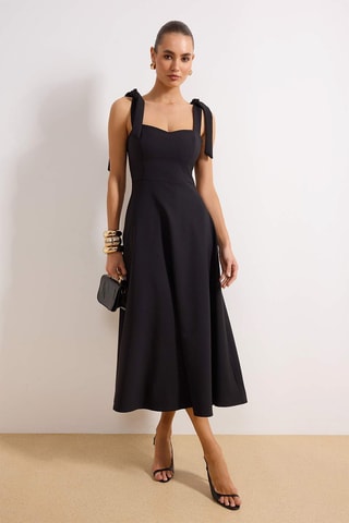 Robe midi - Noir