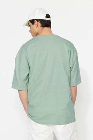 T-shirt oversize - Vert