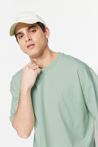 T-shirt oversize - Vert