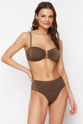 Maillot 2 pièces - Marron
