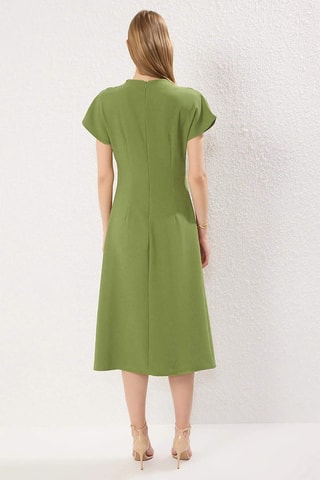 Robe midi - Vert