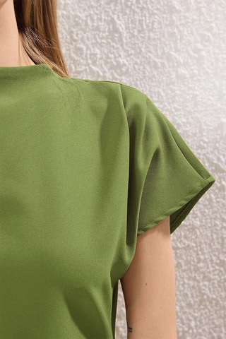 Robe midi - Vert