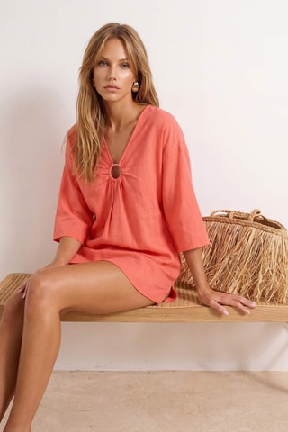 Robe de plage - Rouge