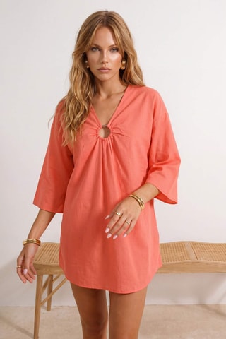 Robe de plage - Rouge