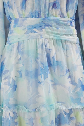 Robe longue - Bleu
