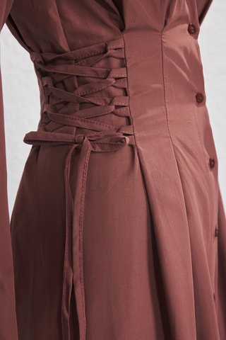Robe chemise - Marron