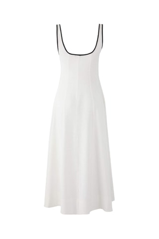 Robe midi en lin - Écru