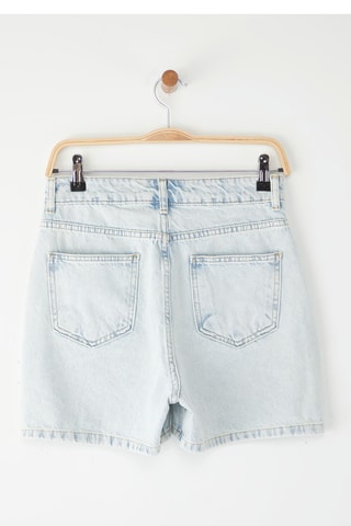 Short en jean - Bleu