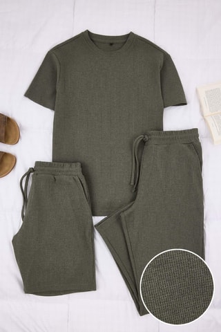 T-shirt et pantalon - Kaki