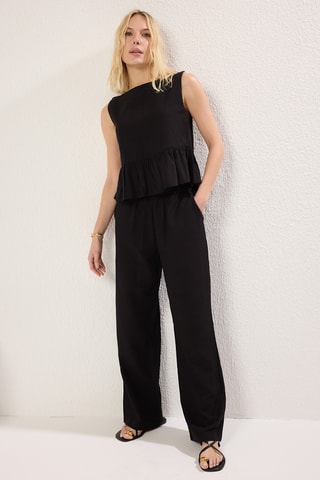 Top et pantalon - Noir