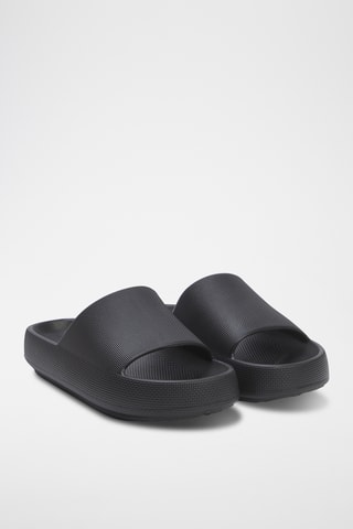 Mules plateformes - Noir