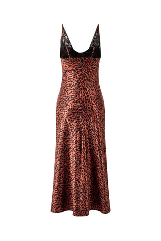 Robe midi - Marron