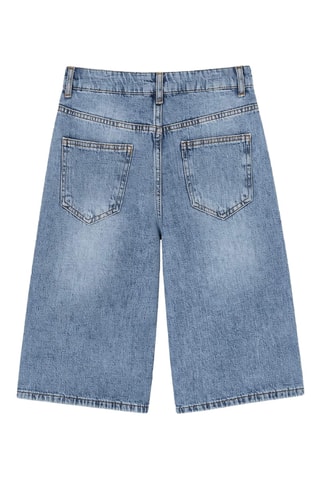 Short en jean - Bleu