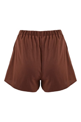 Top et short - Marron