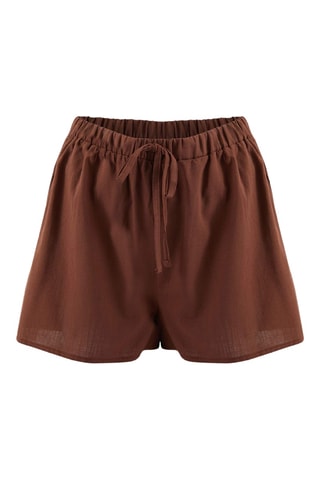 Top et short - Marron