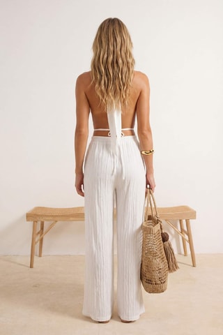 Top et pantalon - Écru