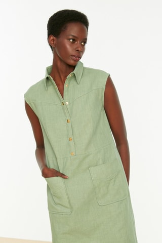 Robe droite - Vert clair