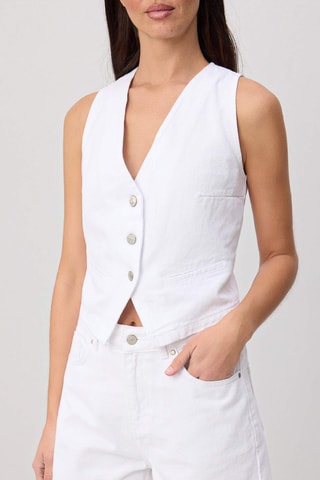 Gilet de costume et short - Blanc
