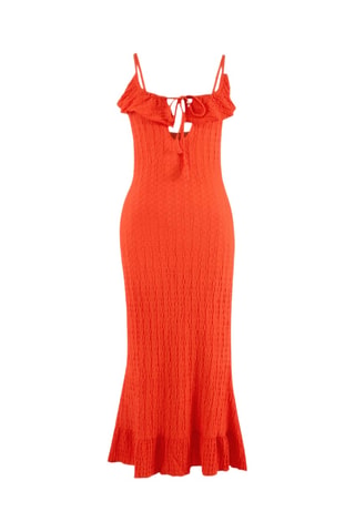 Robe midi - Rouge