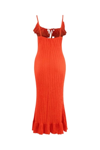 Robe midi - Rouge
