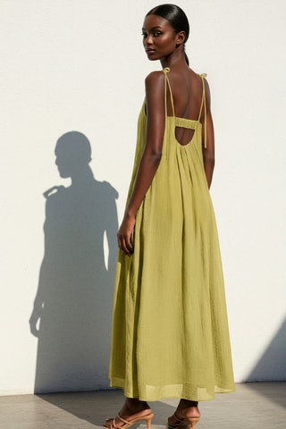 Robe longue - Vert