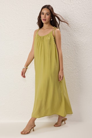 Robe longue - Vert