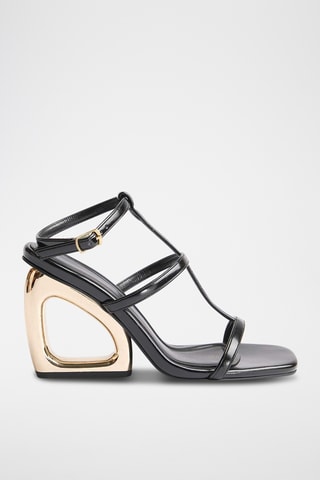 Sandales à talons - Noir