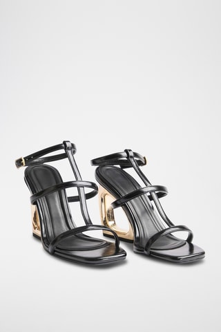 Sandales à talons - Noir