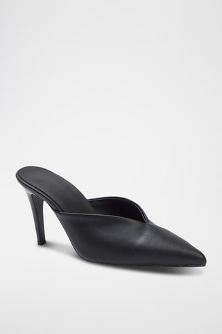 Mules à talons - Noir