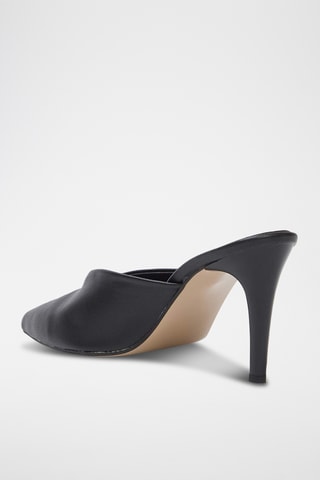 Mules à talons - Noir