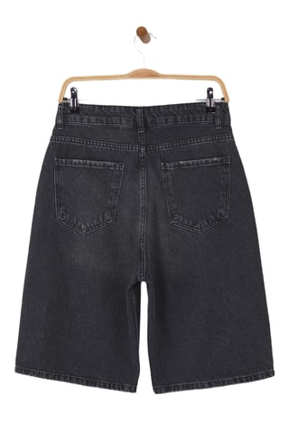 Bermuda en jean - Noir