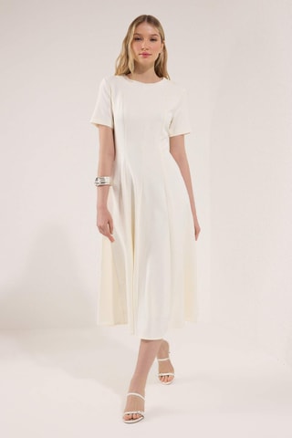 Robe midi - Écru