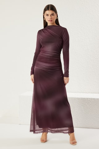 Robe longue - Violet