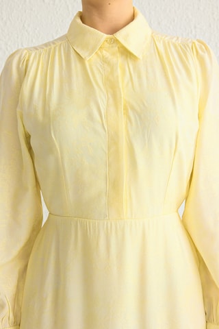 Robe midi - Jaune